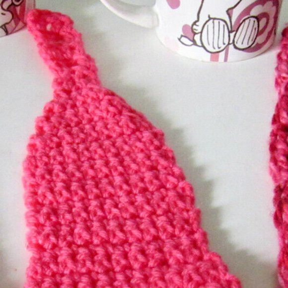 Pink Coffee Mug Cover Keep It Hot Cozy Cup Sleeve Crochet Cozi Tea Drink NWT - Picture 5 of 6